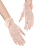 SATINIOR Lace Gloves Women Short Floral Gloves Fingerless Gloves Elegant Ladies Gloves for Wedding Party...